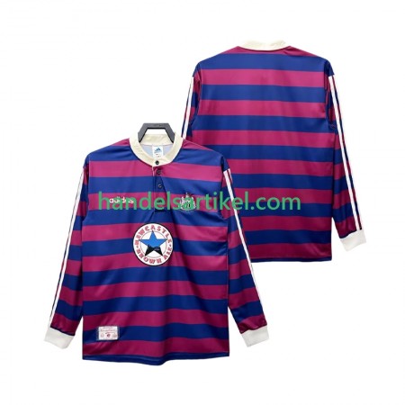 Newcastle United 1995 Retro Auswärts Trikotsatz 1997 Langarm